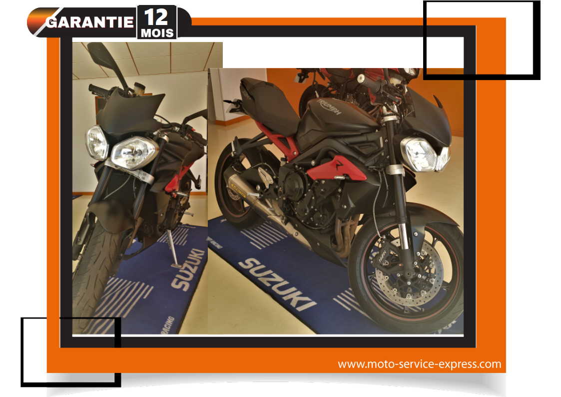 TRIUMPH STREET TRIPLE - 2015 - 27759 KM